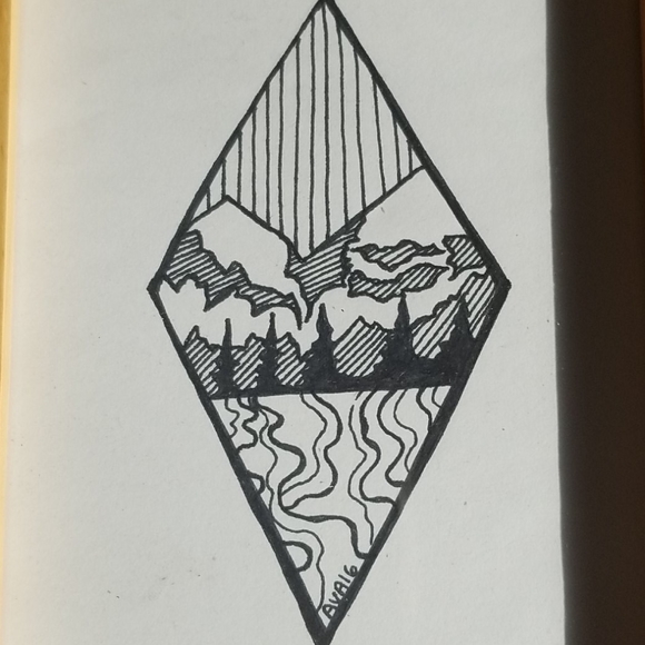 Minimalist Line Drawing - Picture 2 of 3